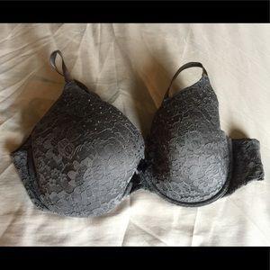 Charcoal Lace Sofie Bra by Aerie (40D)